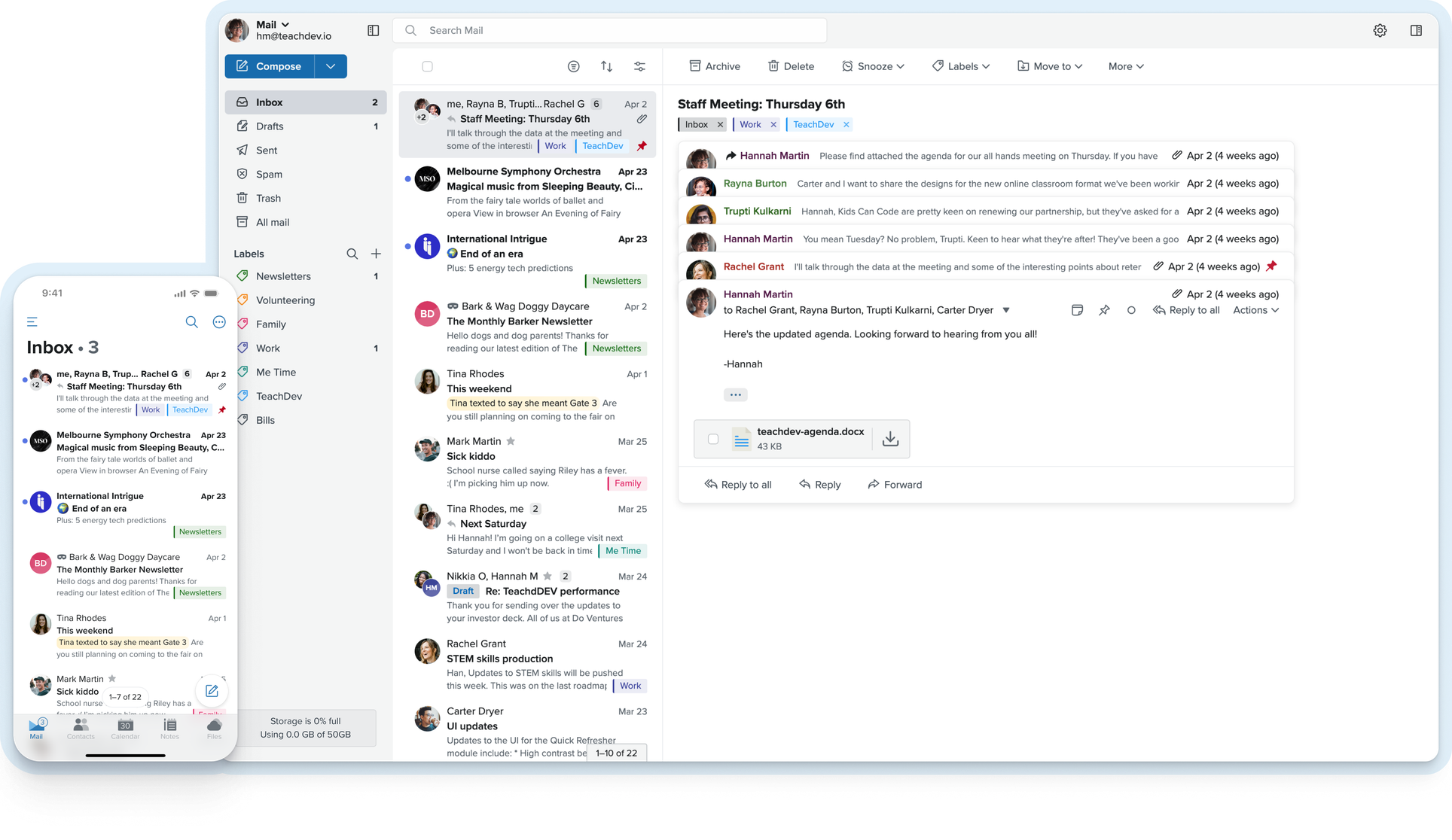 Email and calendar made better fastmail