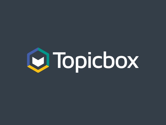 The final Topicbox logo
