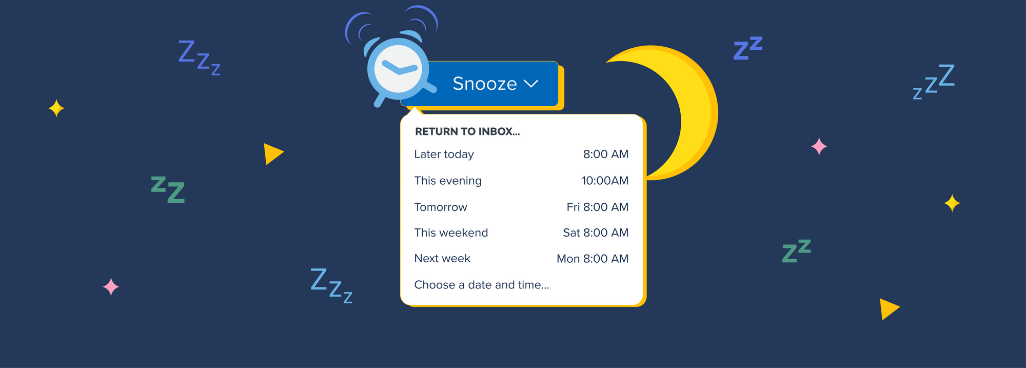 Blog Decide When You Want to Receive Emails With Our Snooze Feature Hero Image
